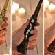 Voldemort’s, Harry Potter’s, and Dumbledore’s wands.